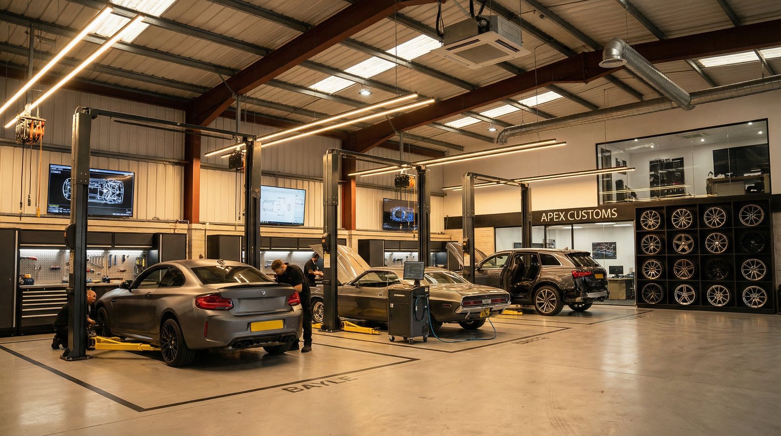 国产视频改装车间